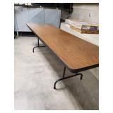 Solid 8 foot Long folding table