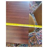 2 Mid Modern Virco Cushioned chairs with Breakroom Table