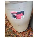 3 heavy duty Trashcans one with rollers