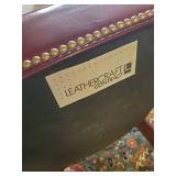 4 Beautiful High end Vintage Leather Club/Bank chairs