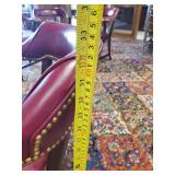4 Beautiful High end Vintage Leather Club/Bank chairs