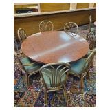 7 Vintage Lifestyles of Manila Rotan Chairs with Large vintage table
