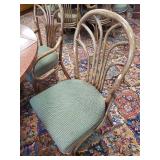 7 Vintage Lifestyles of Manila Rotan Chairs with Large vintage table