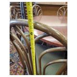 7 Vintage Lifestyles of Manila Rotan Chairs with Large vintage table