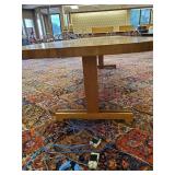 Gorgeous Vintage 12 Foot Long Wooden Conference Table