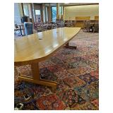 Gorgeous Vintage 12 Foot Long Wooden Conference Table