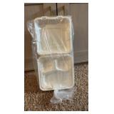 Take Out Container | 3 Compartment | 75ct | 100% compostable