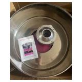 Pink 1030W Electric Cotton Candy Machine, Commercial Candy Floss Maker, 20 inch Stainless Steel Bowl