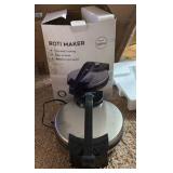 Roti, Lefse and Pancake Maker, 1200-Watt Stainless Steel, Electrical Power Cord Powered