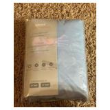 Basics Brand Queen Sized Fitted Sheet Blue Color 16 Inch Deep Pocket, Perfect for Mattresses 14-18 inches deep