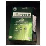 Allereasd Zippered Mattress Protector for Queen Sized Bed, Flexfit Conforms to Mattress Cotton Fresh Blocks 99.9% of allergens
