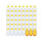 48 Pcs 16 oz Honey Jar with Lids Squeeze Honey Bottles Bulk Clear Plastic Honey Container