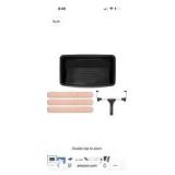 ROLLINGDOG 5PC 18 Inch Paint Roller Kit -18 Paint Tray, Wide Paint Roller 18 Inch Kit, Microfiber Roller Sleeves(Pack of 3)