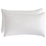 2 Pack Pillows - 20x26 Standard Size - Compressed to save space