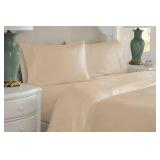 King Deep Pocketd - Pointehaven 525 Thread Count 100% Long Staple Cotton Oversized King - Color Champagne Deep Pocket Super Soft Sateen 4 pc Sheet Set | 1 fitted - 1 flat - 2 pillow cases