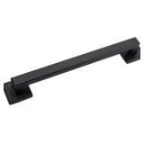 32” Grab Bar / Towel Bar - Matte Black - Squared corners