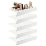 5 Piece Wire Shelf Covers for Pantry, 12x30 in Wire Rack Covers for Shelves, 0.31in Thick PVC Wood-Look Faux Shelf Covers for Wires Shelving Closet, Waterproof Moisture
