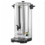 Commercial Coffee Urn 100 Cup/15L Coffee Dispenser with Upgraded Percolator, Double Wall 304 Stainless Steel Hot Water Urn Beverage Dispenser with Keep Warm Mode Large Coffee Maker for Catering Party