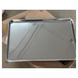 Large Stainless Steel Baking Pan, Easy Clean, About 22” x 15” Dimension