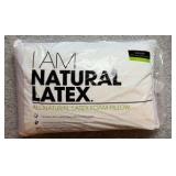 All Natural Foam Pillow - removable cotton cover - standard size