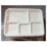 5-Compartment Paper Lunch Trays - Pack of 125