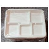 5-Compartment Paper Lunch Trays - Pack of 125
