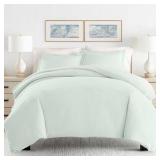 Full/Queen - Premium Ultra Soft 3 Piece Duvet Cover Set Full/Queen Mint