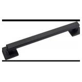 32” Grab Bar / Towel Bar - Matte Black - Squared corners