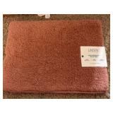 Linden Street Performance Fade & Stain Resistant Bath Rug Savanah Clay Reddish/Pinkish Color 17 inches x 24 inches