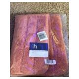 home expressions quick-dri plus bath rug oeko-tex standard 100 Pinkish/Orangish Color