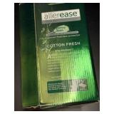 Allereasd Zippered Mattress Protector for Queen Sized Bed, Flexfit Conforms to Mattress Cotton Fresh Blocks 99.9% of allergens