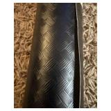 Large Roll of Black Contact Paper, Sticker Bottom to Adhere to a Variety of Surfaces, Diagonal Ridged Pattern Unused