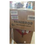 Vanirror Wall Mount Cabinet Model 24”x30”x9” V - MG 002–2430 Color Brown Assembly Required