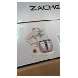 ZACME 7 Quart Stand Mixer Aluminum Die Casting, 650W 12 Speed Tilt-Head Kitchen Electric Stand Mixer, Household Food Mixer with Stainless Steel Bowl, Dough Hook, Whisk and Beater (Porcelain) Retail $3