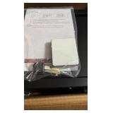 Small Safe For Home Use - Key Pad Entry with Emergency Key - 1 Shelf - 9Hx13.75Wx9D