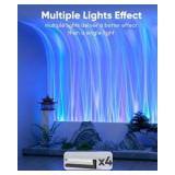 RGB Led Light for Wall Decor, Ambient Lighting for Bedroom, Mood Lighting for Living Room, Ocean Wave Light Projector Light for Game Room Retail - multi color remote - $120