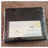 King Deep Pockets - Navy Sweet Home Collection 1500 Thread Count King 6 Piece Sheet SetSweet - 1 Fitted Sheet - 1 Flat Sheet - 4 Pillow Case - Color Navy