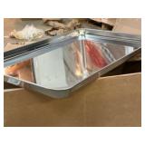 Large Stainless Steel Baking Pan, Easy Clean, About 22” x 15” Dimension