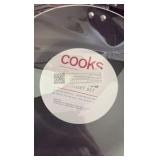 Cooks Brand Cooking Pan Set, 3 Pans, Red color, 8 inch, 10 inch and 12 inch sized pans, Great for Cabins, First Time Homeowners, College Students or New Homes