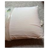 All Natural Foam Pillow - removable cotton cover - standard size