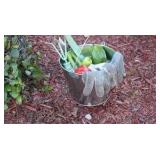 Pack of 2 Galvanized Pail 10L | Beer Bucket, Garden Planter, Snack Pail, 10x10x9.5  inches | Retail $25