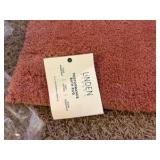 Linden Street Performance Fade & Stain Resistant Bath Rug Savanah Clay Reddish/Pinkish Color Large 21 inches x 34 Inches