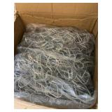 T Post Clips Metal Wire Fence Clips Galvanized Steel Tie Ez Twist Preformed Fencing Clip 11 Gauge Fence Ties for T-Posts/u-Posts 800 Count Bag, New in Open Box