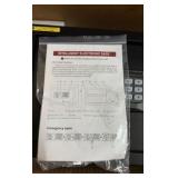 Small Safe For Home Use - Key Pad Entry with Emergency Key - 1 Shelf - 9Hx13.75Wx9D