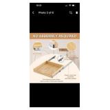 4 Pack Wooden Pull out Tray Cabinet Organizer 18”x21” Gentle Close Roll out Shelves for Kitchen Cabinets Fully Assembled Slide Pantry Shelves (18W