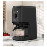 Rellytech Homemade Ice Cream Maker Machine - 12-in-1 Ice Cream Maker with 2 Pint Containers & Lids, Gelato, Sorbet and Frozen Yogurt Maker, Self-Cleaning, Pre-freeze for 24 Hours