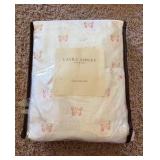 Queen - Laura Ashley Kids - Queen Sheet Set, Soft & Wrinkle-Resistant Toddler Bedding Set, Ideal Girl Room Essentials, Bed Sheets with Matching Pillowcases (Fluttery Friends Pink)