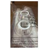 Domed Plastic Drink Lids, Great for Smoothies, Iced Coffee Drinks and More 98 Milimeter Size, About 200 Lids