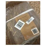 Premium Bed Skirt for Bottom of Bed, Decorative Brown Color, Queen Sized Bed 60” wide 80” long and a 14” drop that hangs down on the bed, elegant look to your bed