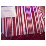 Laurel Manor Red and White Decorative Bed Skirt for King Sized Bed, In Origjnal Package
